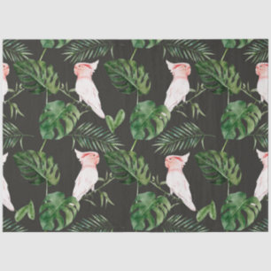 Papel De Seda Serie de aves tropicales: Diseño principal de Mitc