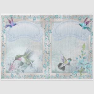 Papel De Seda Serie de Colibríes Diseño 5