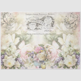 Papel De Seda Serie de Collage Shabby Chic Diseño 3