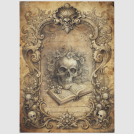 Papel De Seda Serie de Diario Basura Gótico Diseño 6