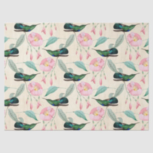 Papel De Seda Serie de diseño de colibríes ocho