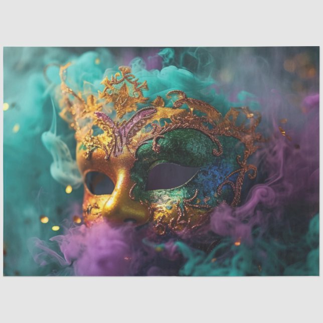 Papel De Seda Serie de diseño de Enigma Masquerade 4 (Anverso)