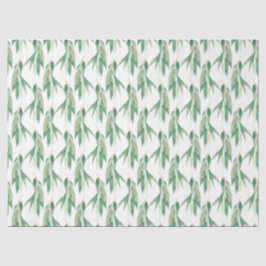 Papel De Seda Serie de diseño de eucalipto acuarela 18