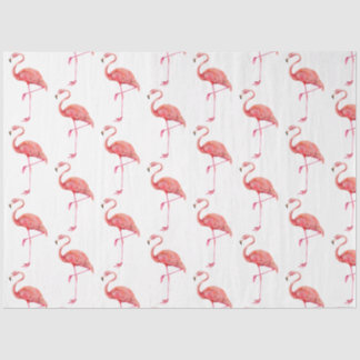 Papel De Seda Serie de diseño de flamenco acuarela 1