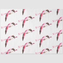 Papel De Seda Serie de diseño de flamenco acuarela 10