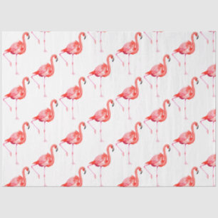 Papel De Seda Serie de diseño de flamenco acuarela 13