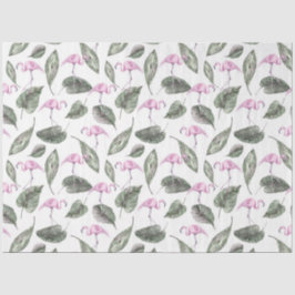 Papel De Seda Serie de diseño de flamenco acuarela 19