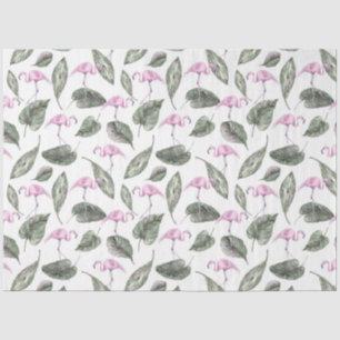 Papel De Seda Serie de diseño de flamenco acuarela 19