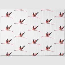 Papel De Seda Serie de diseño de flamenco acuarela 6