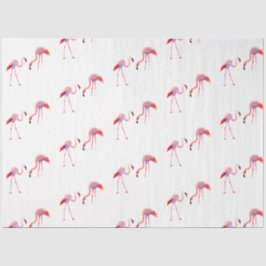 Papel De Seda Serie de diseño de flamenco acuarela 8