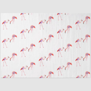 Papel De Seda Serie de diseño de flamenco acuarela 8
