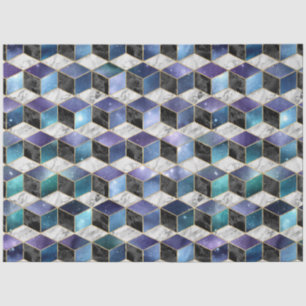 Papel De Seda Serie de diseño de galaxia isométrica 12