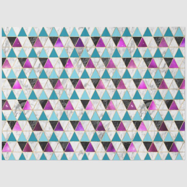 Papel De Seda Serie de diseño de galaxia isométrica 13 (Anverso)