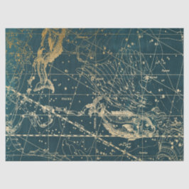 Papel De Seda Serie de diseño de mapas estelares de la galaxia d