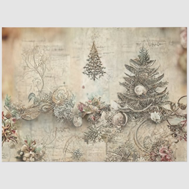 Papel De Seda Serie de diseño de Navidad Ole #1 (Anverso)