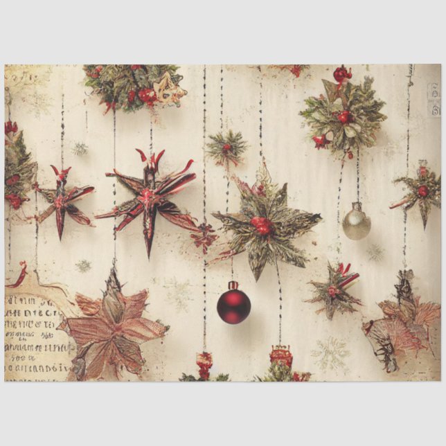 Papel De Seda Serie de diseño de Navidad Ole #5 (Anverso)