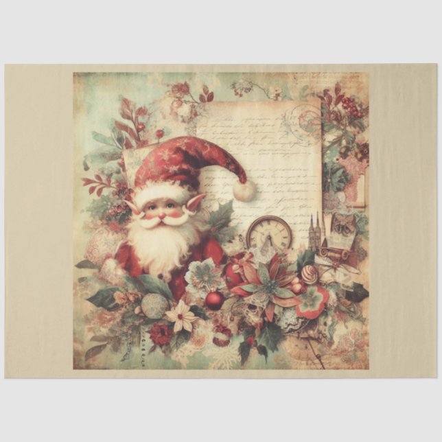 Papel De Seda Serie de Diseño de Navidad Pasada 23 (Anverso)