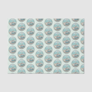 Papel De Seda Serie de Diseño de Playa Náutica 6