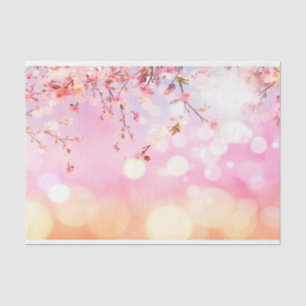 Papel De Seda Serie de diseño floral de primavera 15