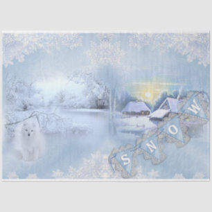 Papel De Seda Serie de diseño Winter Wonderland 3