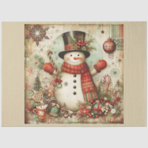 Papel De Seda Serie de diseños de Navidad Pasada 14