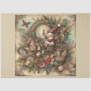 Papel De Seda Serie de diseños de Navidad Pasada 17