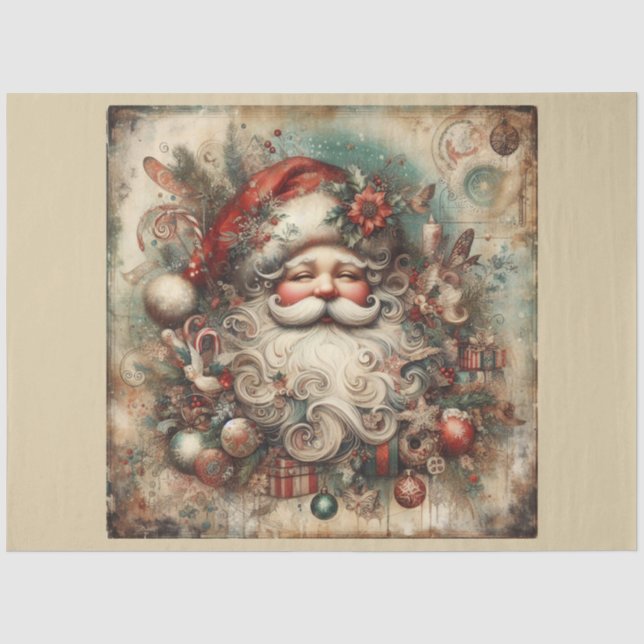 Papel De Seda Serie de diseños de Navidad Pasada 28 (Anverso)
