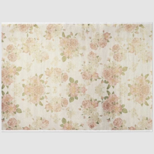 Papel De Seda Serie de Efímeras Victorianas Diseño 12 (Anverso)