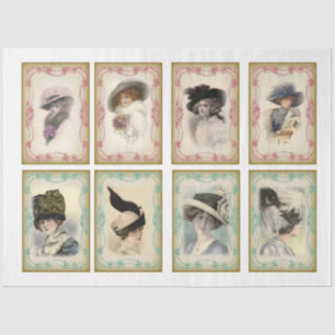Papel De Seda Serie de Efímeras Victorianas Diseño 18