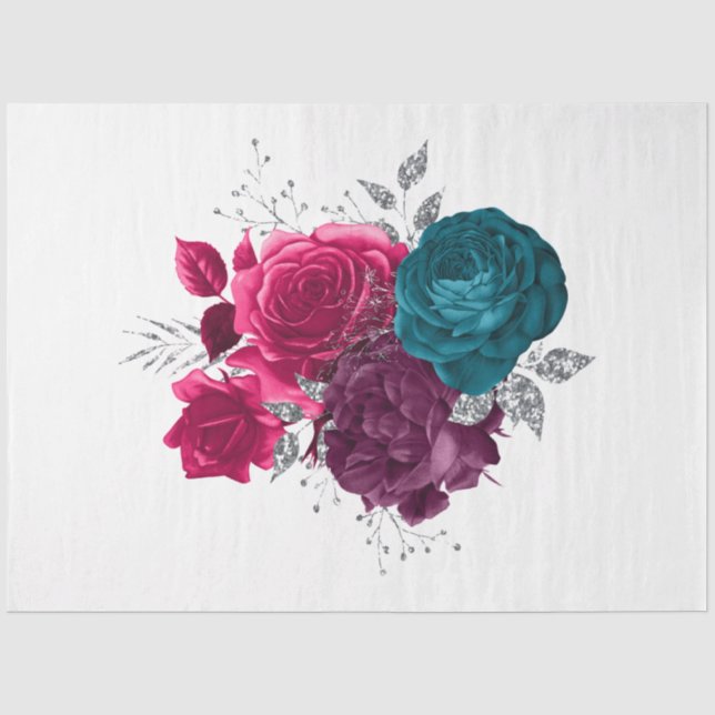 Papel De Seda Serie de Encantamiento Gótico Diseño 18 (Anverso)