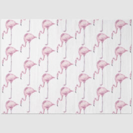 Papel De Seda Serie de flamencos en acuarela Diseño 16