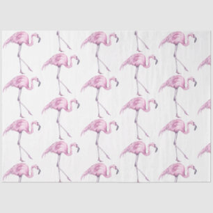 Papel De Seda Serie de flamencos en acuarela Diseño 17