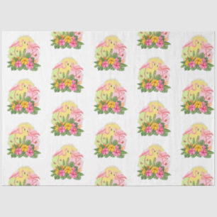 Papel De Seda Serie de Flamingo Tropical Diseño 12