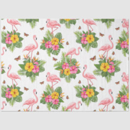 Papel De Seda Serie de Flamingo Tropical Diseño 19