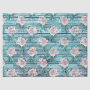 Papel De Seda Serie de Madera Shabby Chic Diseño 3