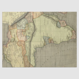 Papel De Seda Serie de Mapas Antiguos 1 Diseño 13