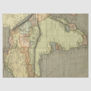 Papel De Seda Serie de Mapas Antiguos 1 Diseño 13