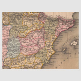 Papel De Seda Serie de Mapas Antiguos 1 Diseño 4