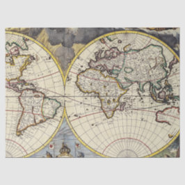 Papel De Seda Serie de Mapas Antiguos 1 Diseño 5