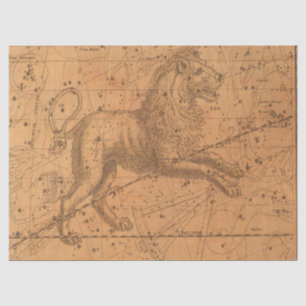 Papel De Seda Serie de mapas de galaxias antiguos diseño 11