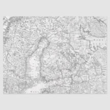Serie de mapas digitales en blanco y negro Diseño 