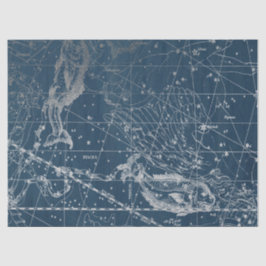 Papel De Seda Serie de mapas estelares de la galaxia de plata Di