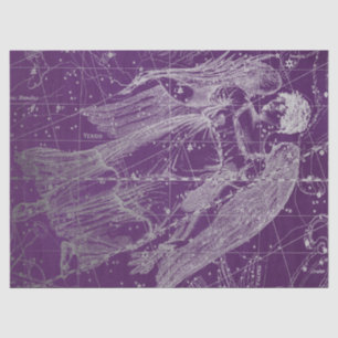 Papel De Seda Serie de mapas estelares de la galaxia de plata Di