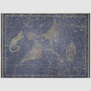 Papel De Seda Serie de mapas Gold Star Diseño 10