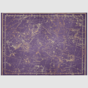 Papel De Seda Serie de Mapas Gold Star Diseño 19