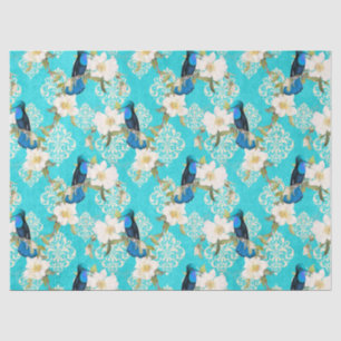 Papel De Seda Serie de pájaros colibríes Diseño Once
