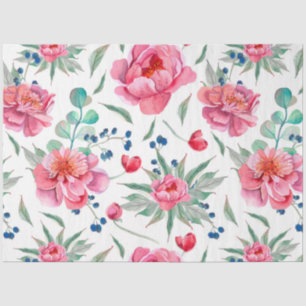 Papel De Seda Serie de Peonías Diseño 9