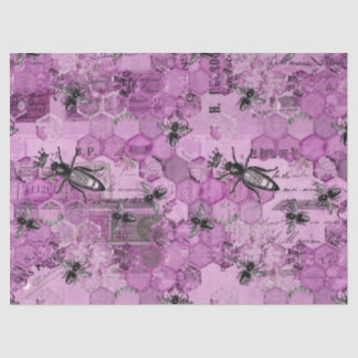 Papel De Seda Serie Diseño Abeja Púrpura 11