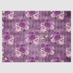 Papel De Seda Serie Diseño Abeja Púrpura 17