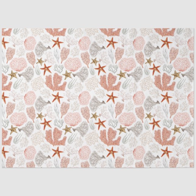 Papel De Seda Serie Diseño Brisa Oceánica 3 (Anverso)